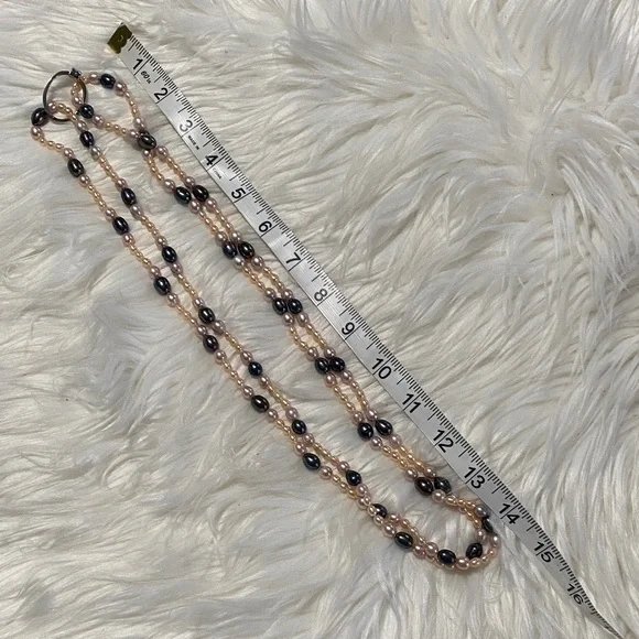 Multicolor Pearl Necklace - Picture 4 of 4
